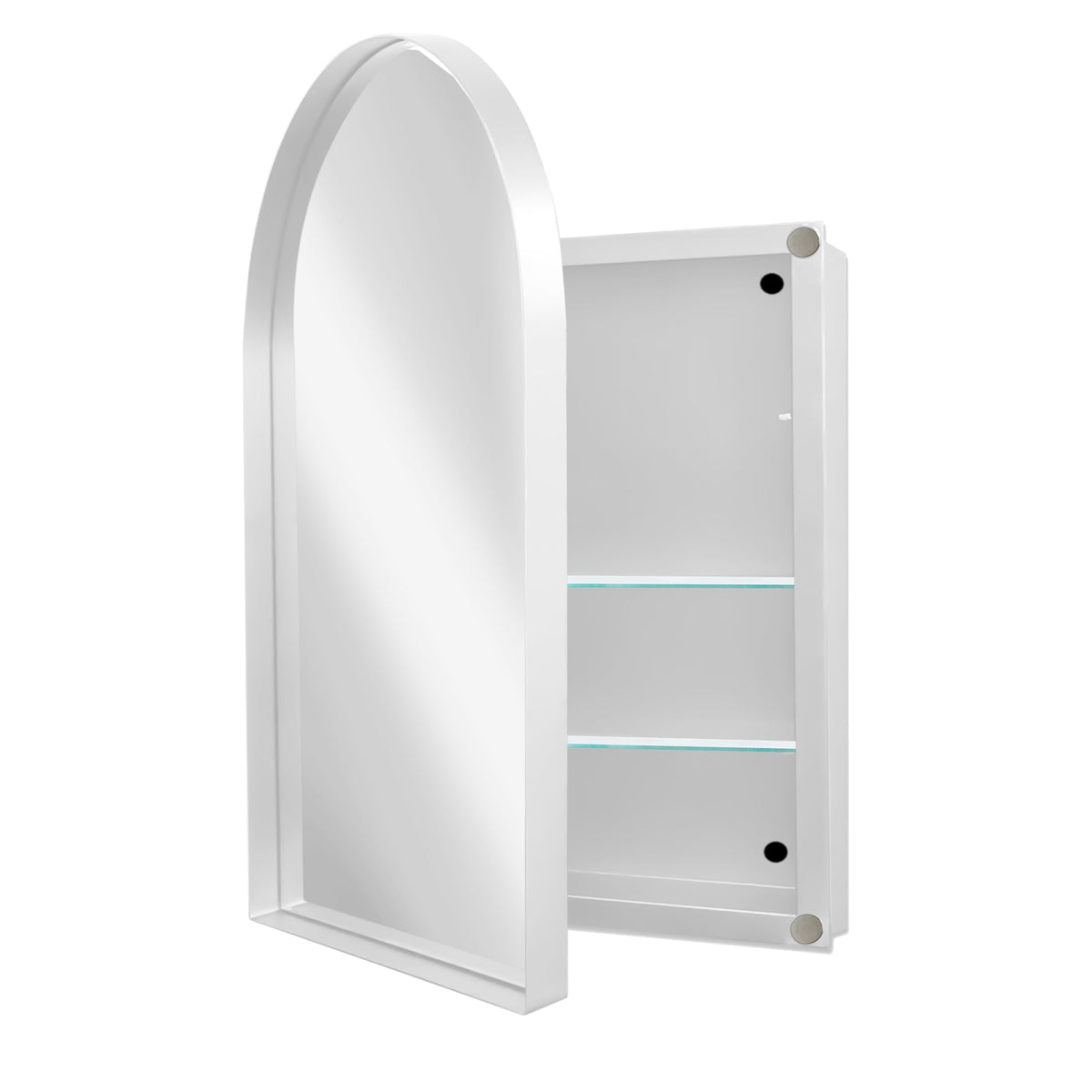 24x36 Inch Arched Recessed Medicine Cabinet