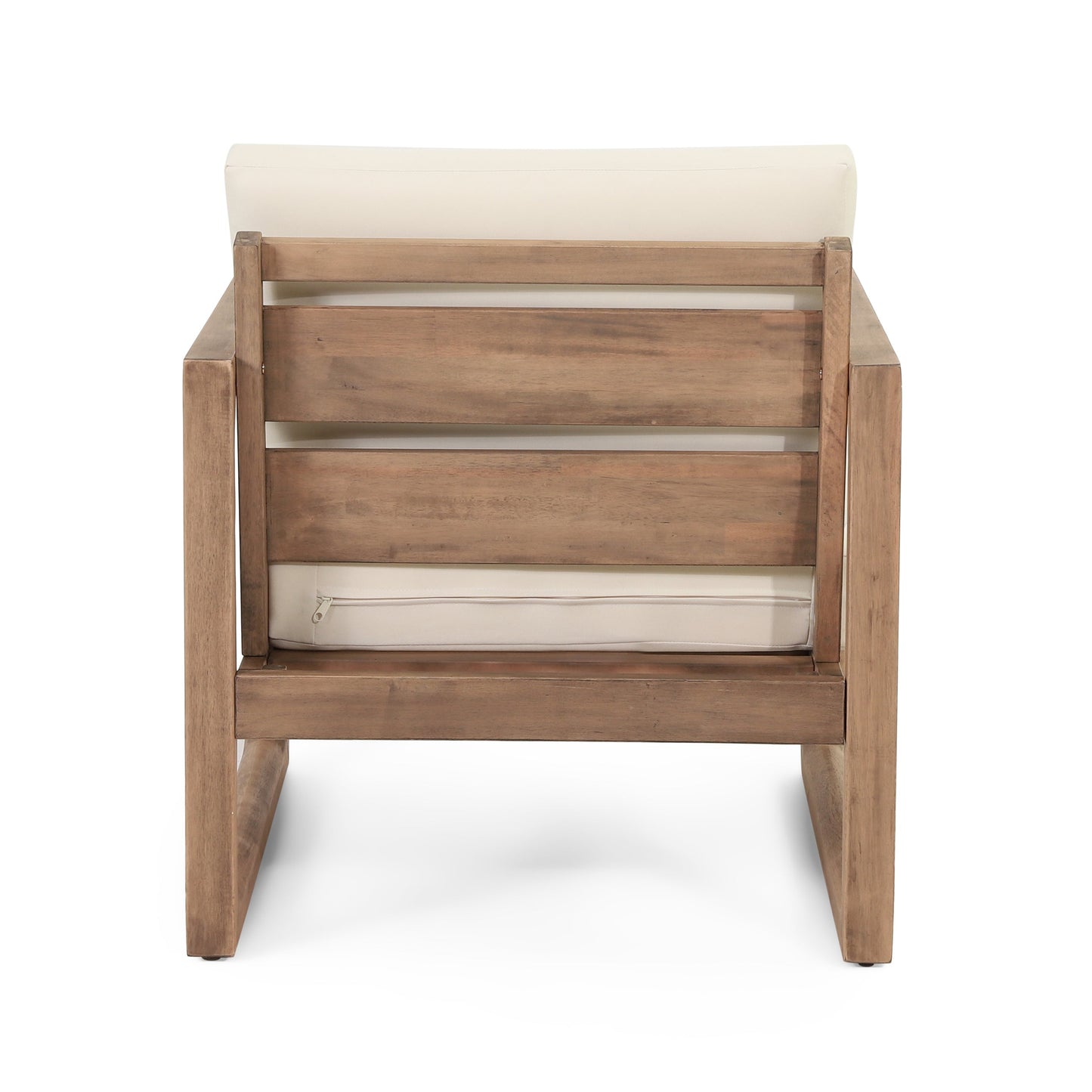 Outdoor Acacia Wood Patio Club Chair