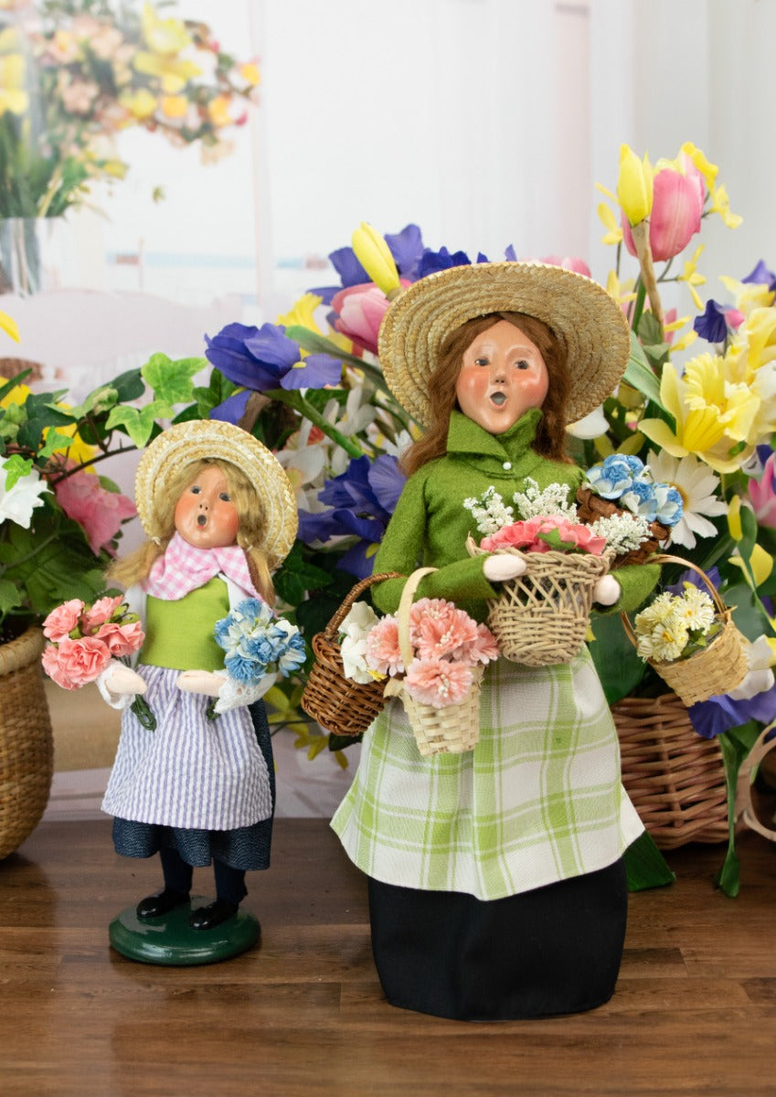 Byers' Choice Flower Vendor 2024 -
