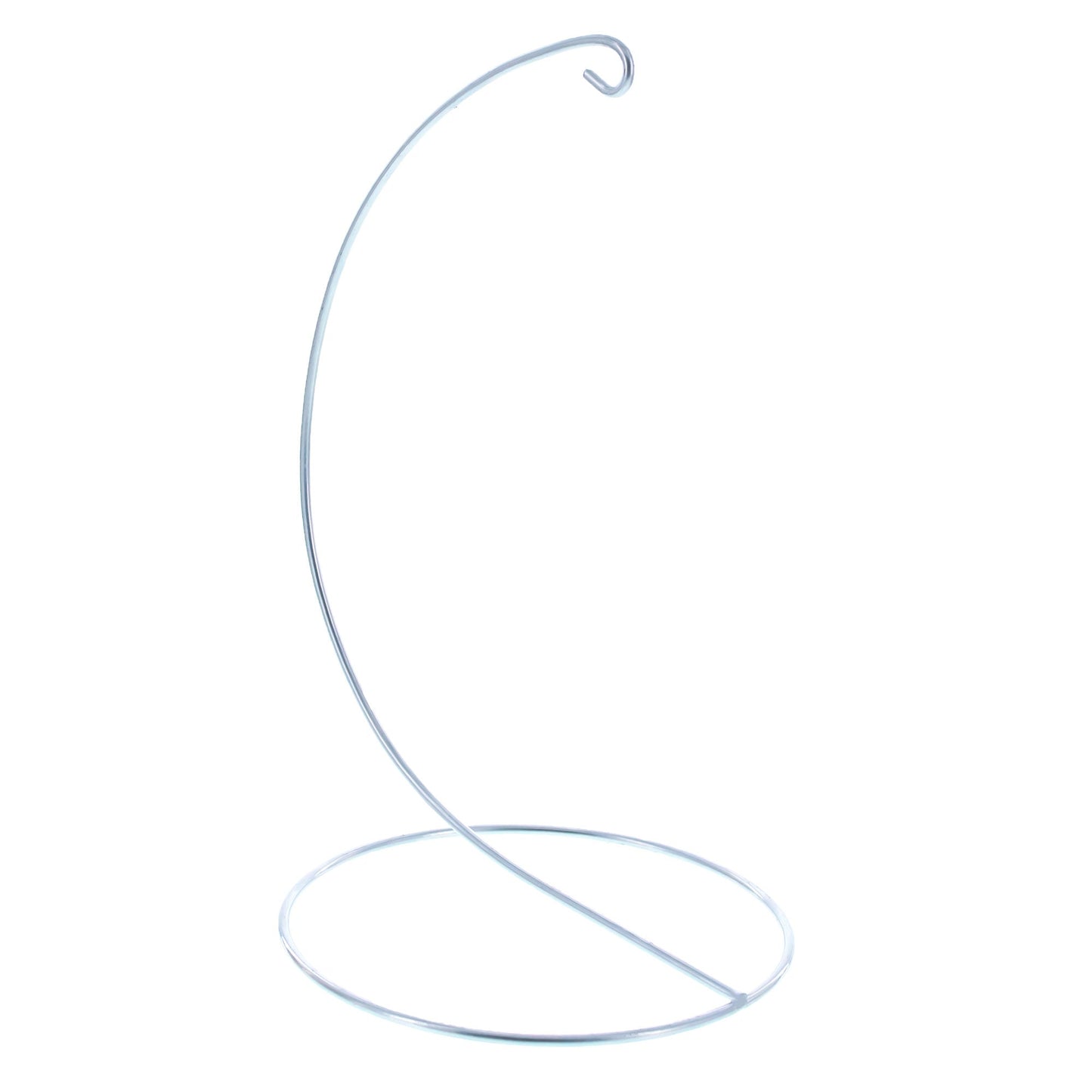 Open Frame Silver Metal Ornament Display Stand 9.2 Inches (Poland)