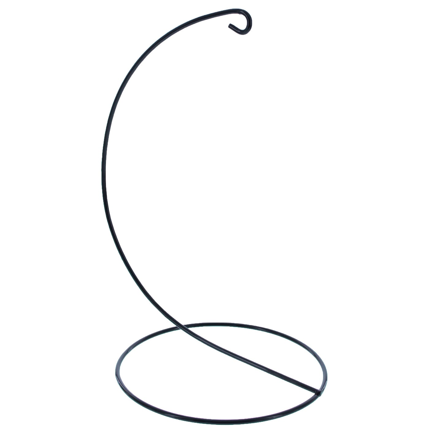 Open Frame Black Painted Metal Ornament Display Stand 9.2 Inches (Poland)