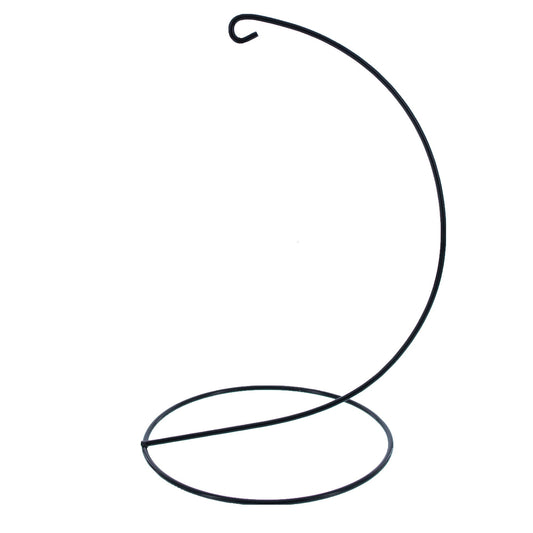 Open Frame Black Painted Metal Ornament Display Stand 9.2 Inches (Poland)