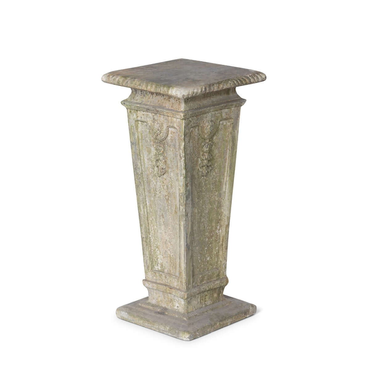 Antique European Square Garden Pedestal