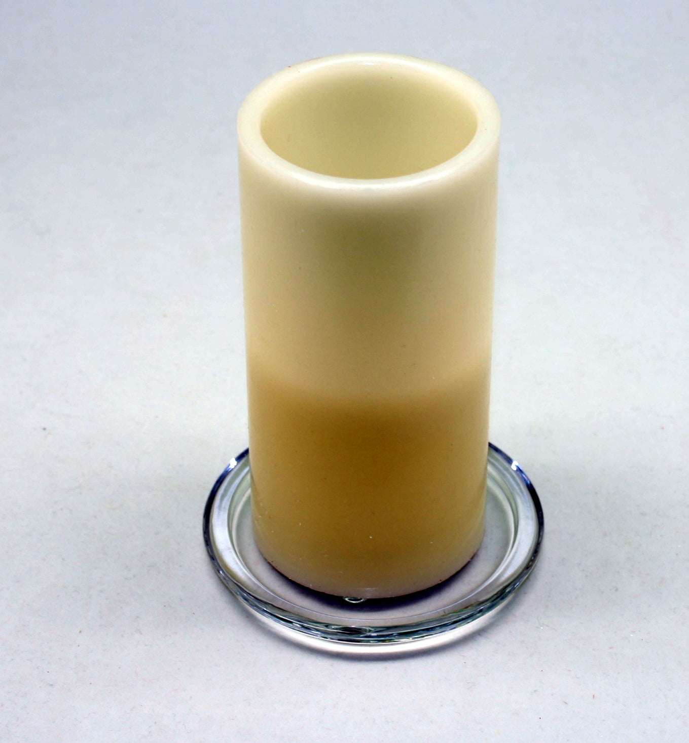 3 Inch Glass Pillar Plate