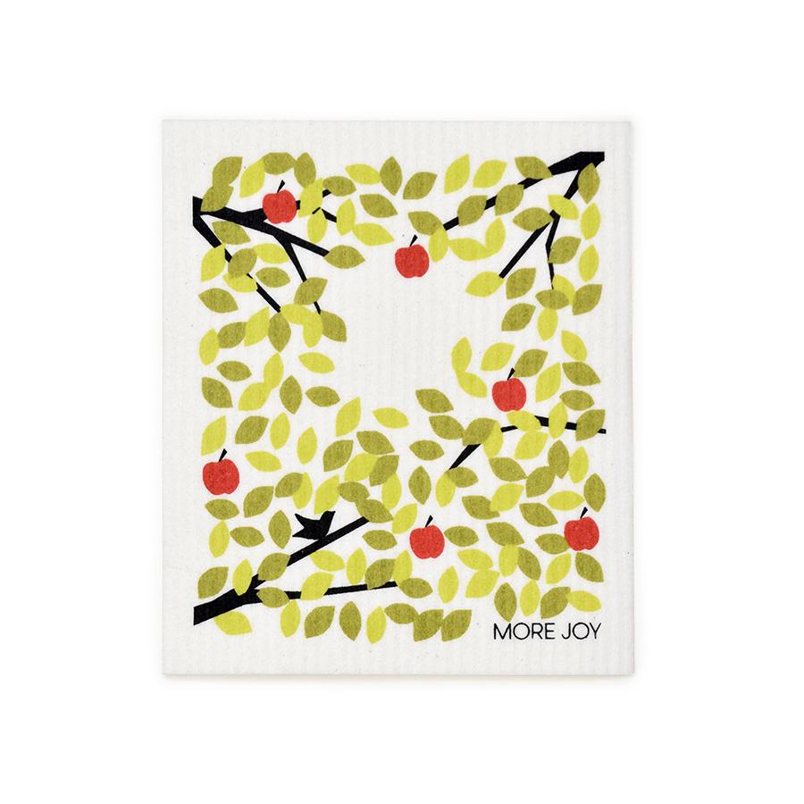 Apple Tree Swedish Dishcloth |  Green