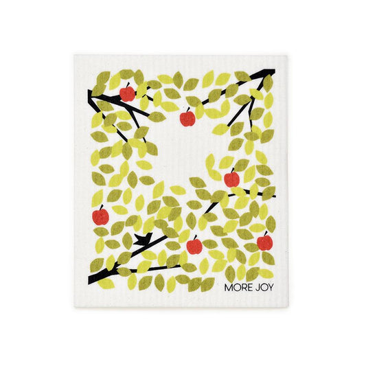 Apple Tree Swedish Dishcloth |  Green