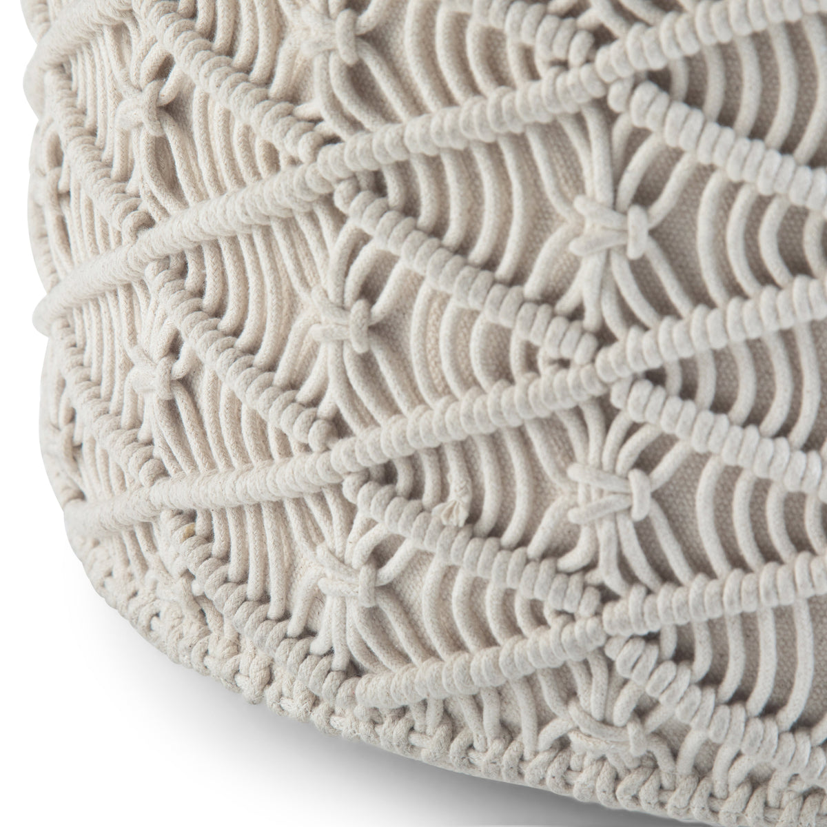 Coates 18 Inch Wide Round Pouf