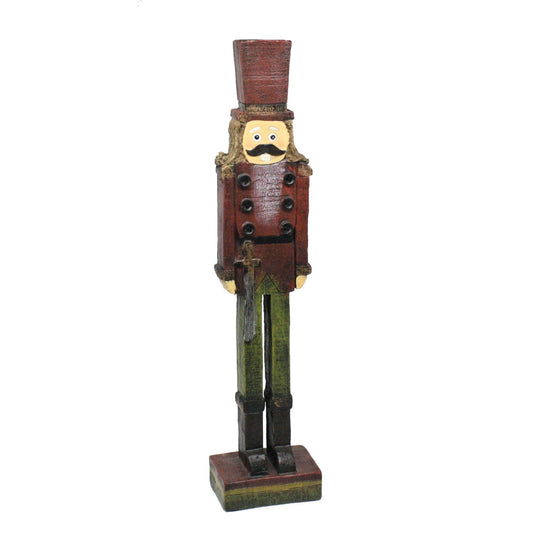 Large Resin Vintage Nutcracker -