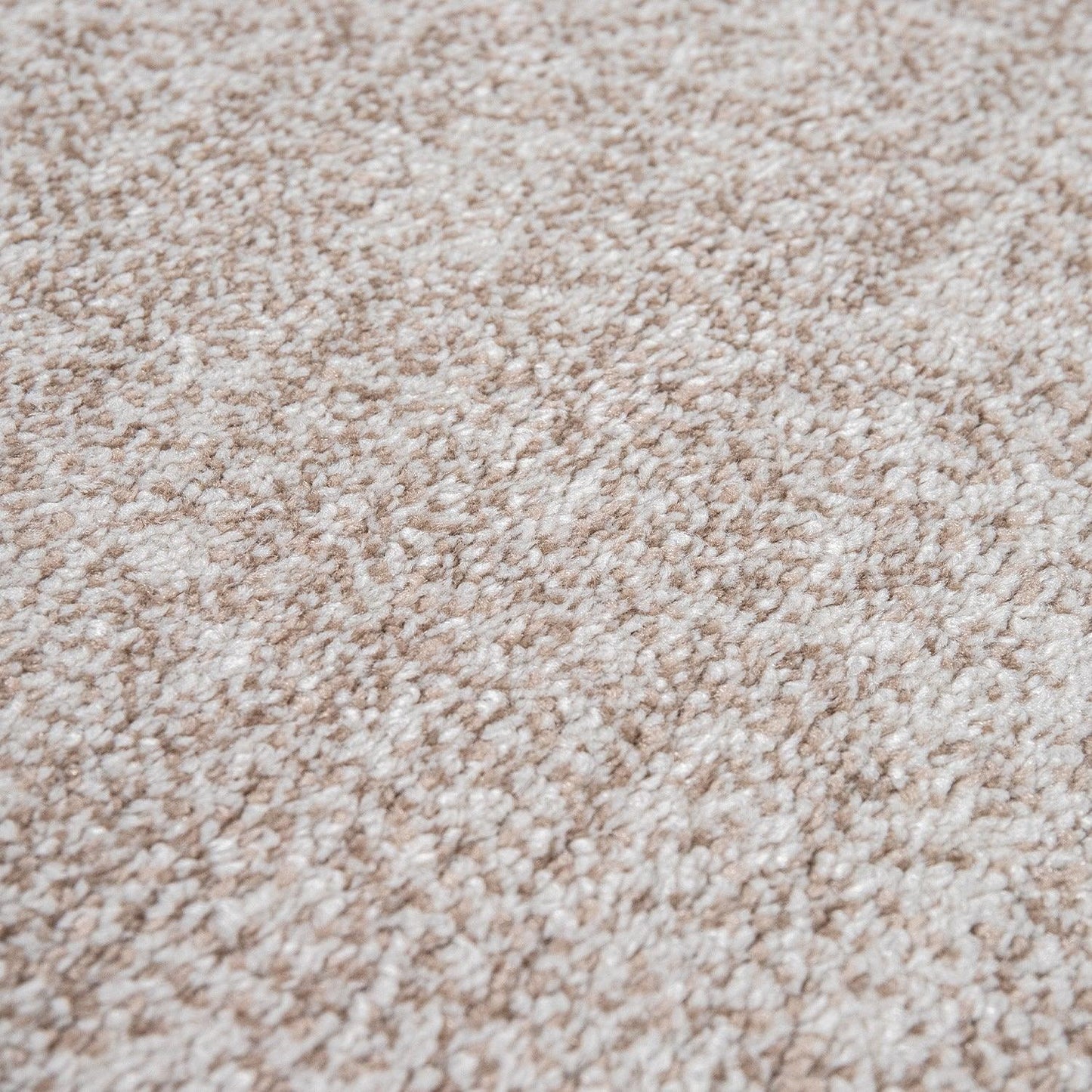 Living Room Rug Madeira Bordered with Geometric Pattern - Brown Beige