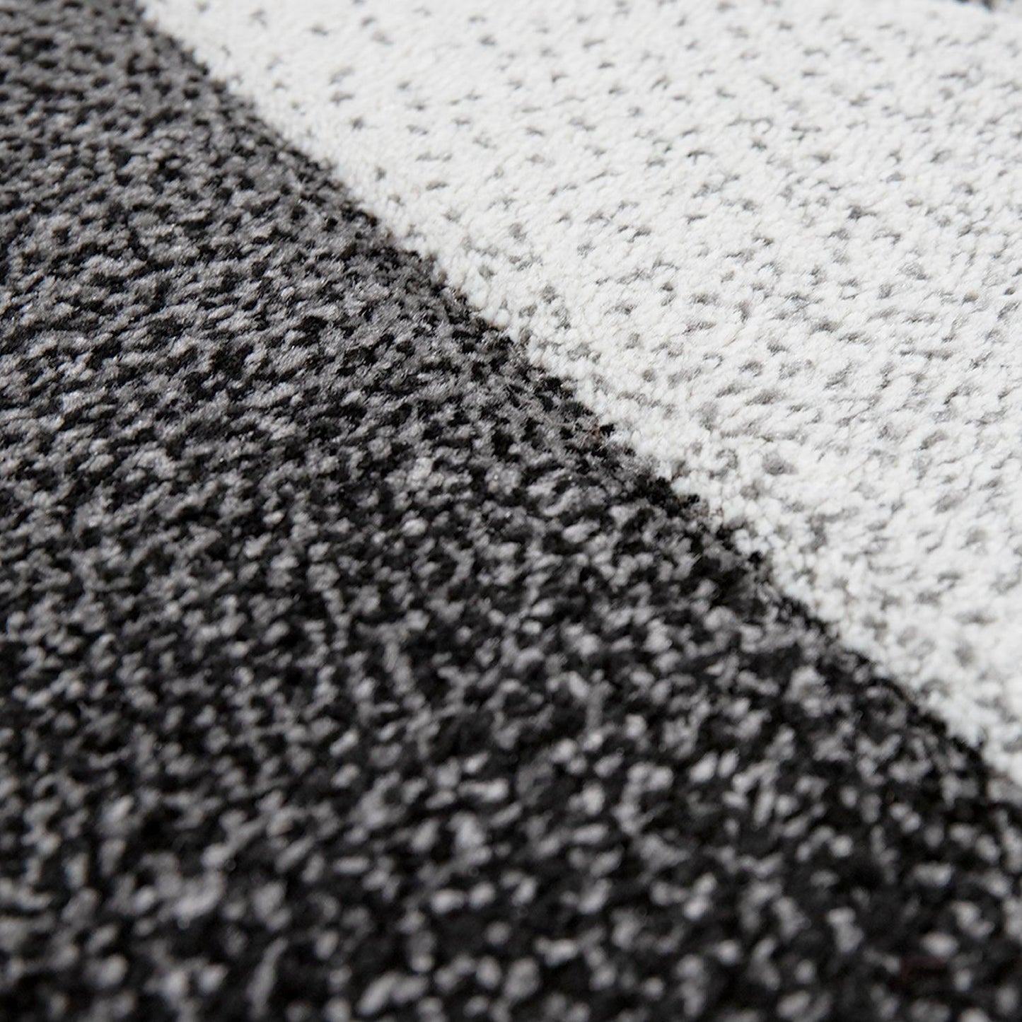 Living Room Rug Madeira Bordered with Geometric Pattern - Grey Red