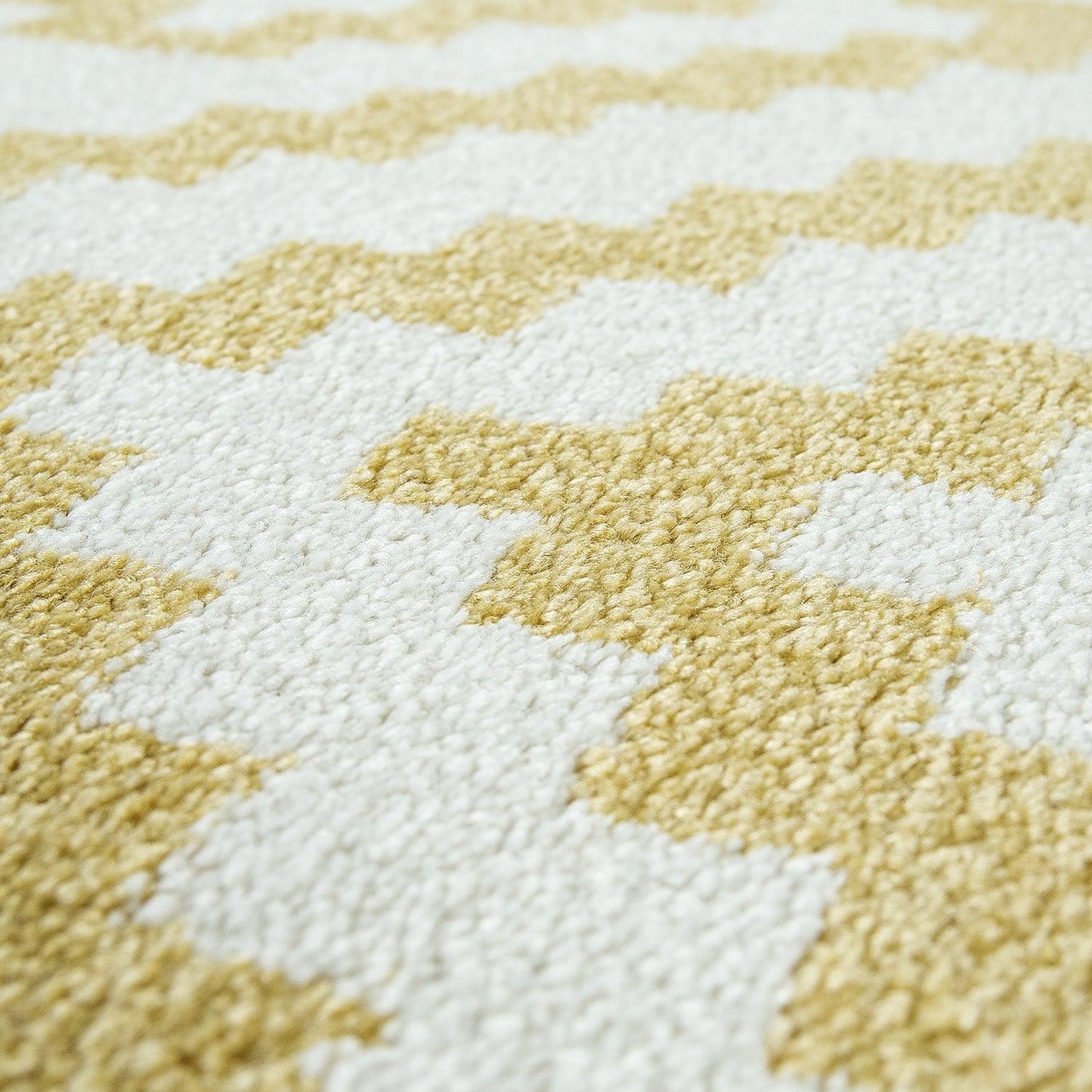 Area Rug Stella Moroccan Diamond Pattern - Pastel Yellow-White