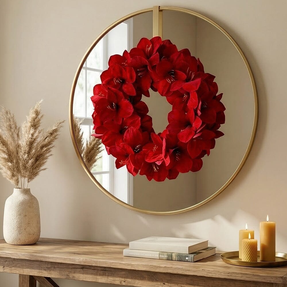 22” Amaryllis Wreath