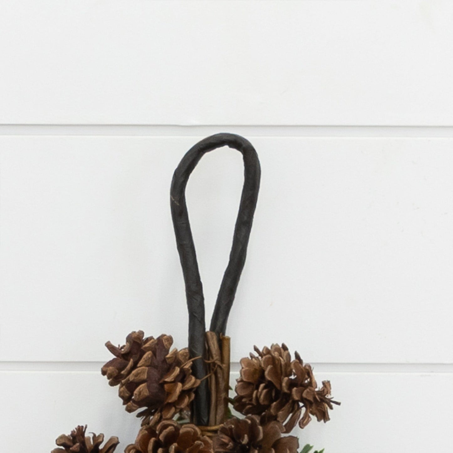 26” Artificial Pine & Pine Cone Teardrop