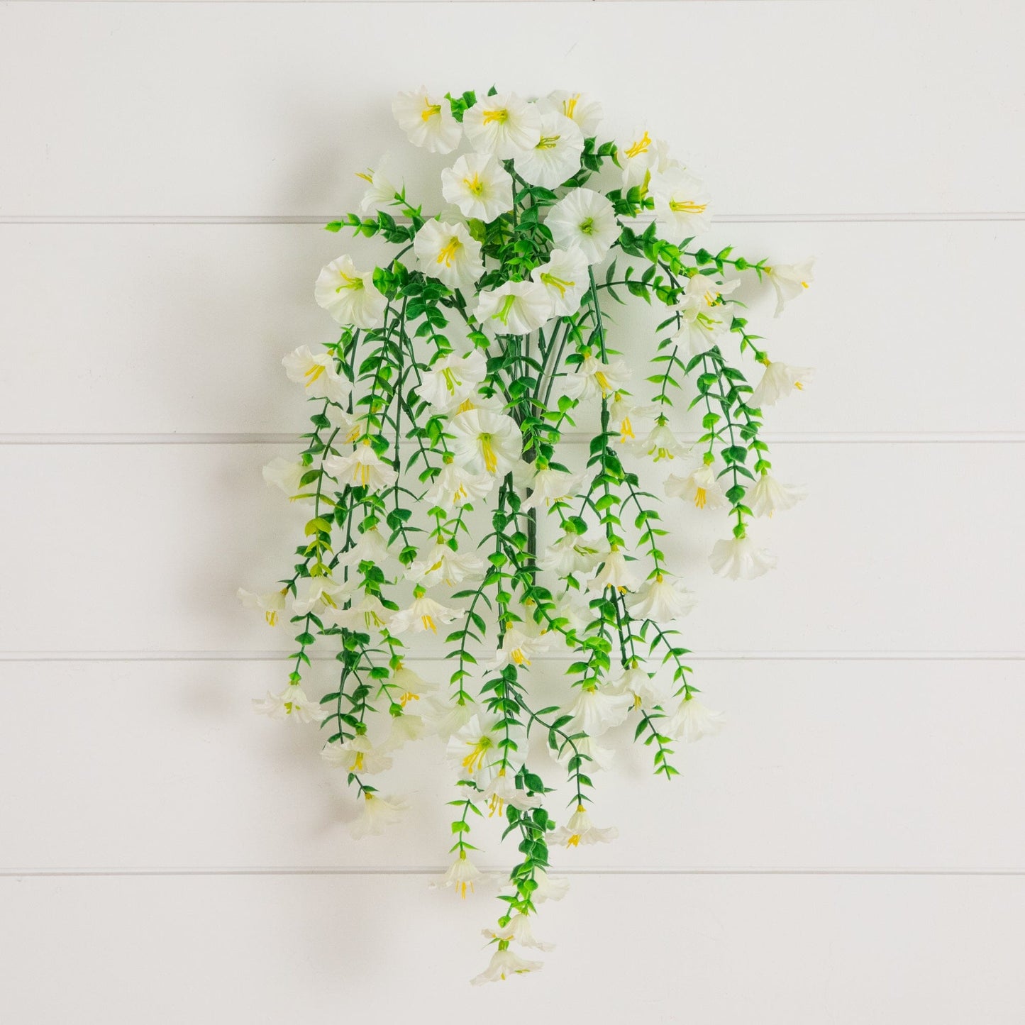 30" UV Resistant Artificial Morning Glory Hanging Plant (Indoor/Outdoor) - Set of 6