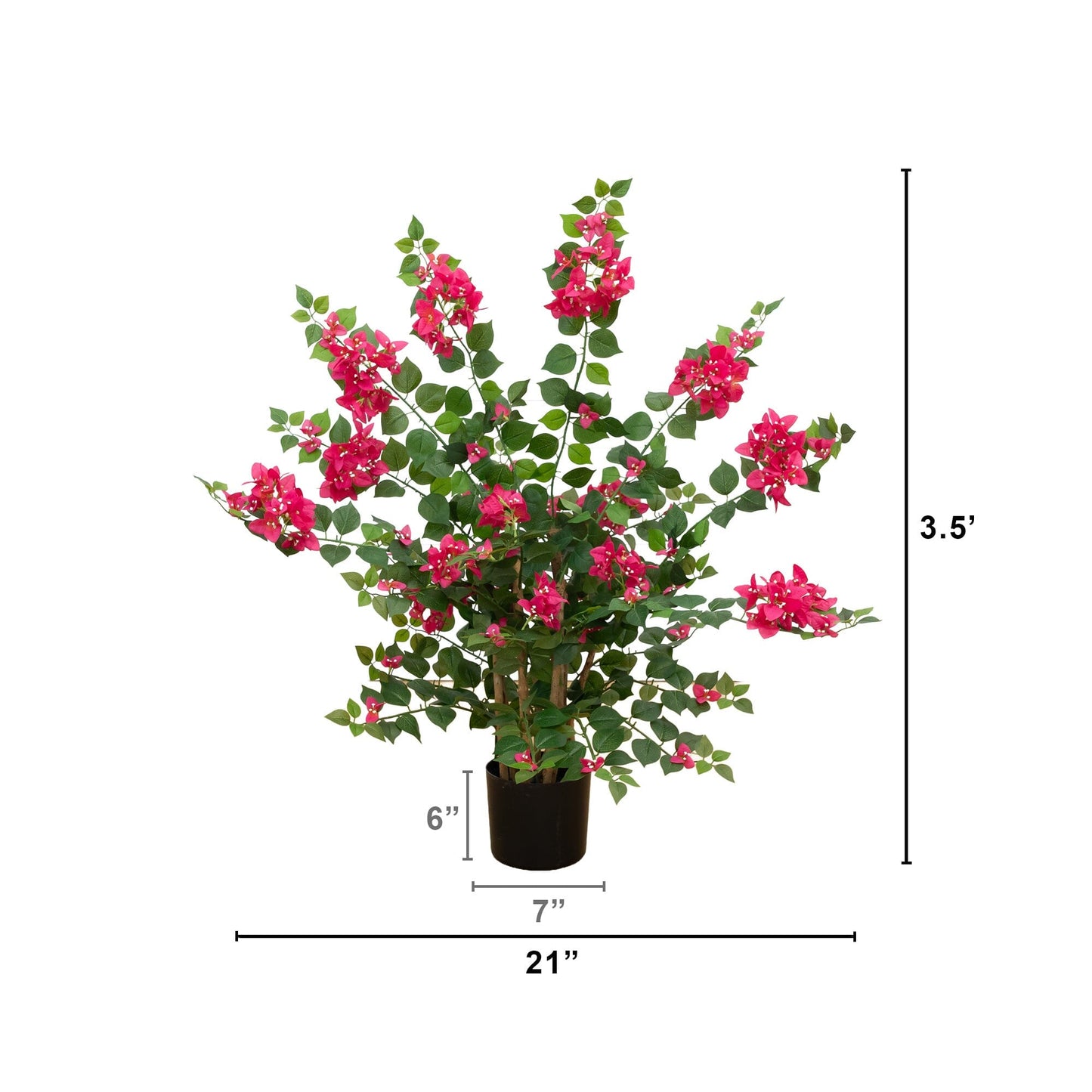 3.5’ Artificial Bougainvillea Tree