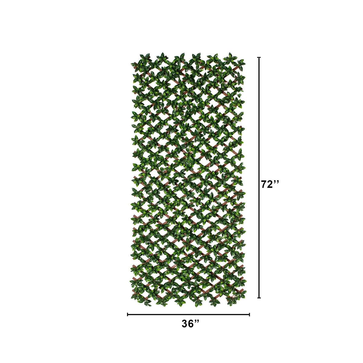36” x 72" UV Resistant Artificial Gardenia Expandable Privacy Fence Screen (Indoor/Outdoor)