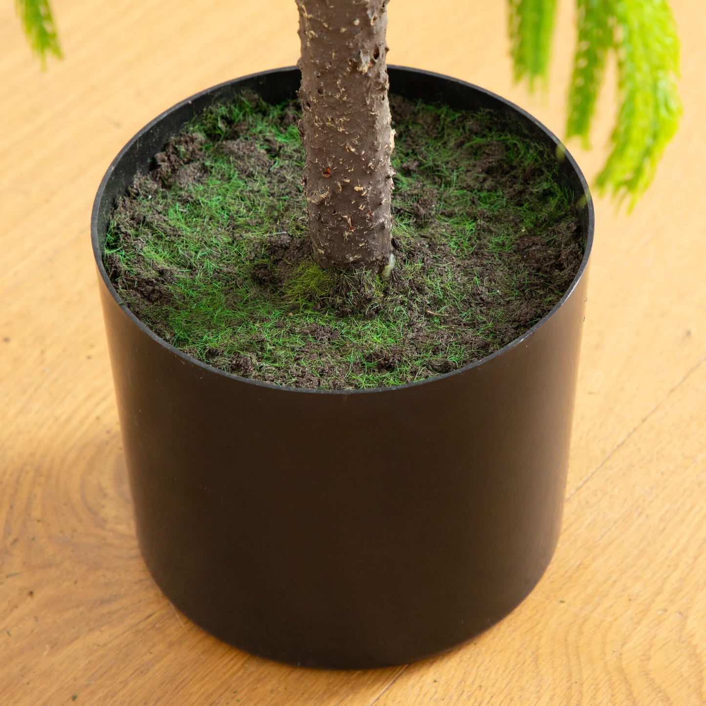 4' Artificial Real Touch Down Swept Norfolk Pine Tree with Natural Look