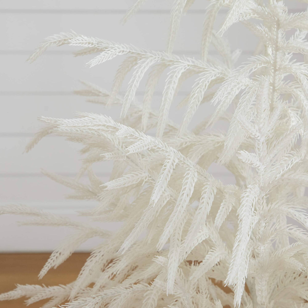 4' Artificial Real Touch White Norfolk Island Pine Christmas Tree with Natural Look