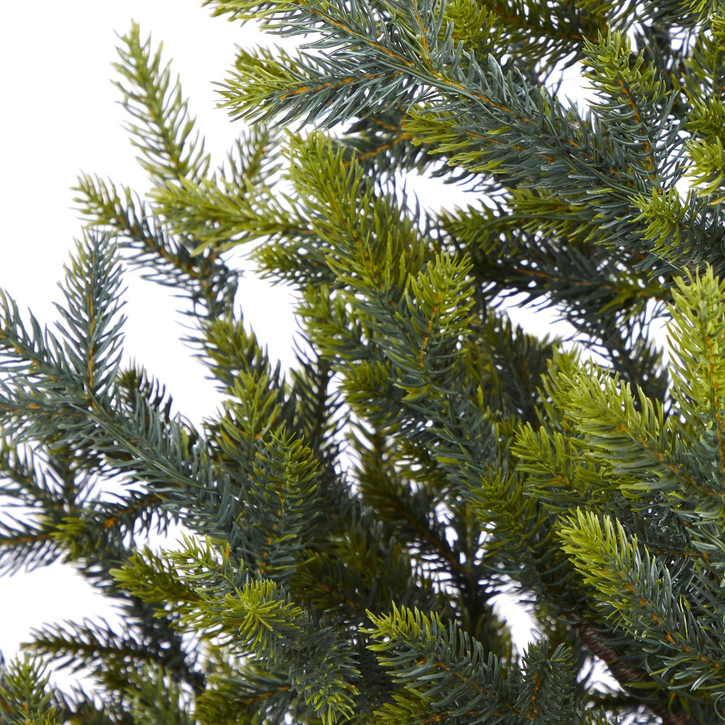 5’ Fraser Fir “Natural Look” Artificial Christmas Tree with 200 Clear LED Lights, a Burlap Base and 853 Bendable Branches