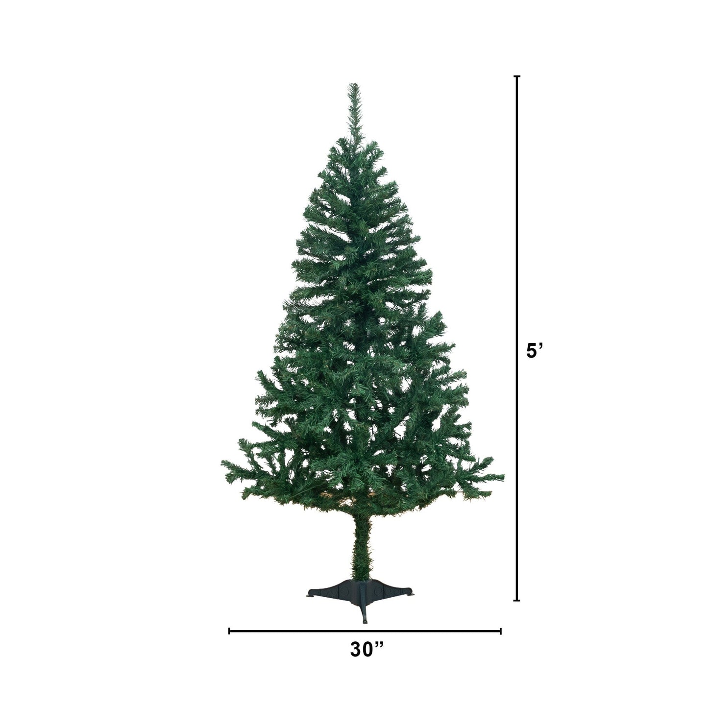 5' Northern Tip Pine Artificial Christmas Tree with 150 Clear LED Lights