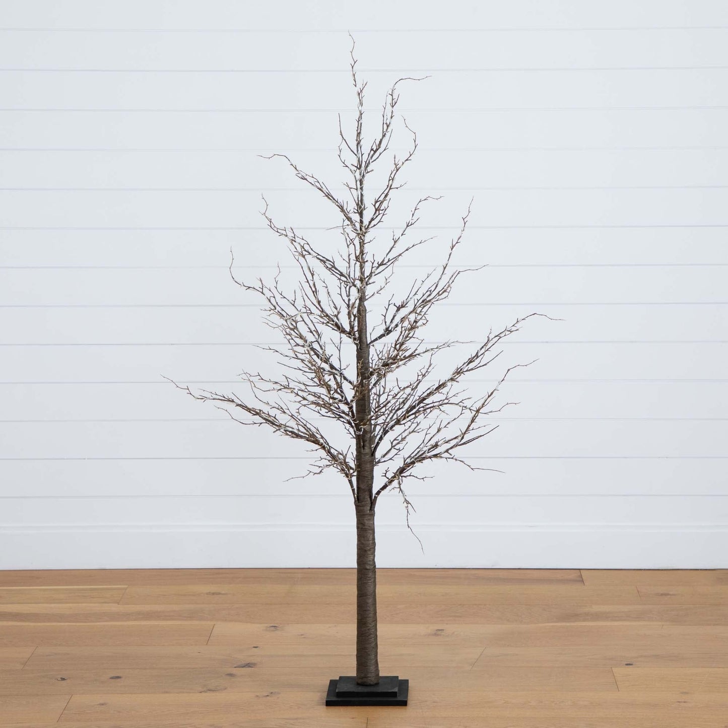5’ Pre-Lit Artificial Twig Tree with 360 Warm White LED Lights