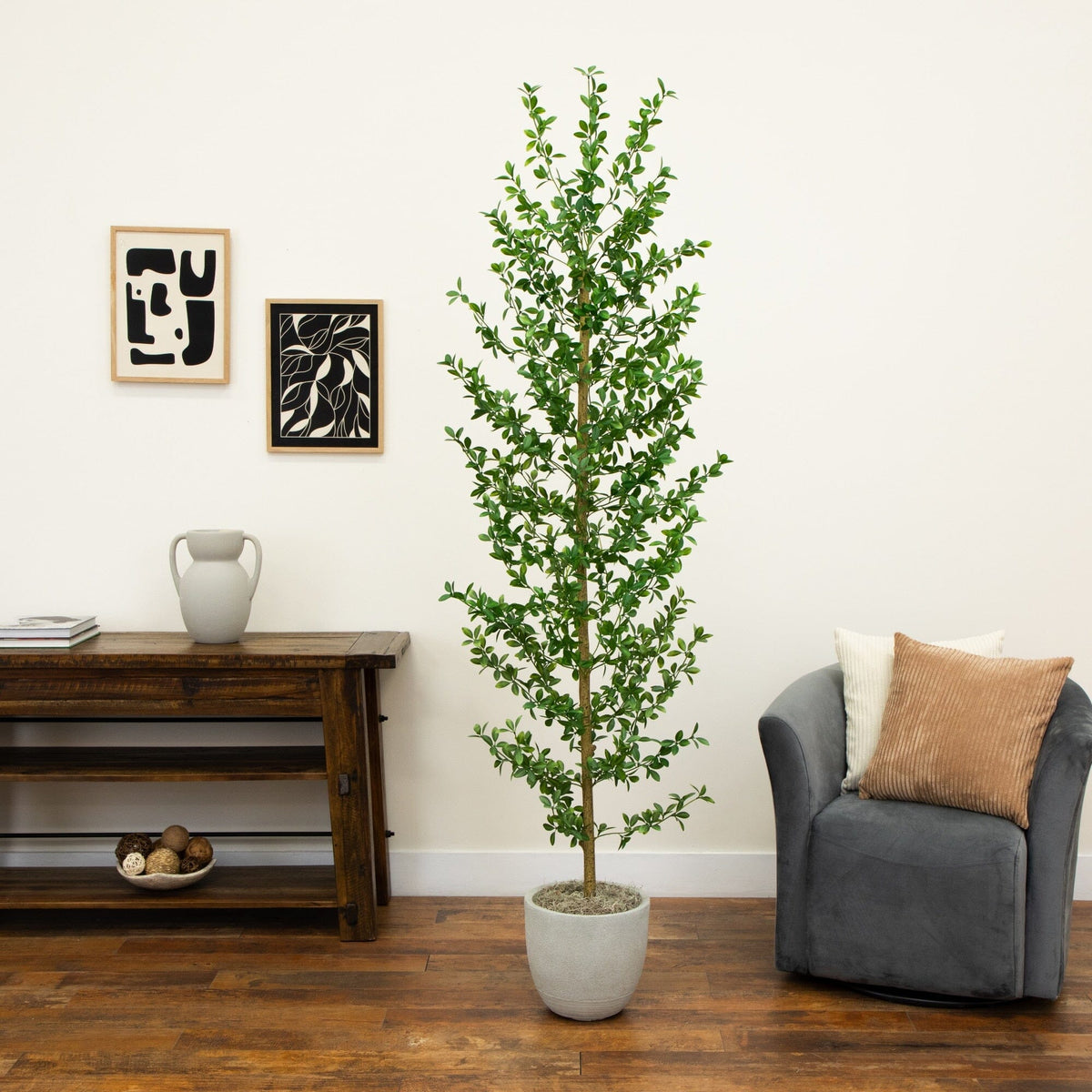 6' Artificial Shady Lady Black Olive Tree