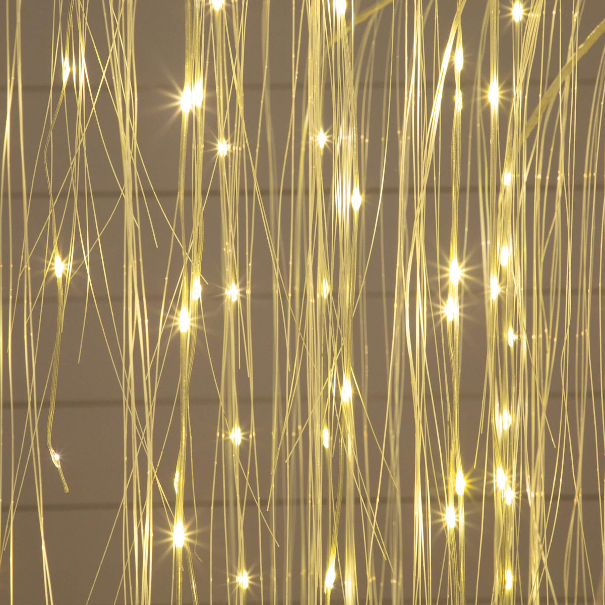 7' Pre-Lit Artificial White Willow Christmas Tree with 400 Cool White LED Light
