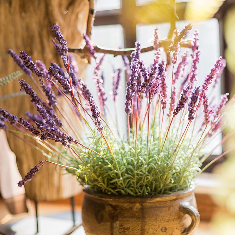 Faux Artificial Lavender Provence Lavender Stem 21" Tall Silk