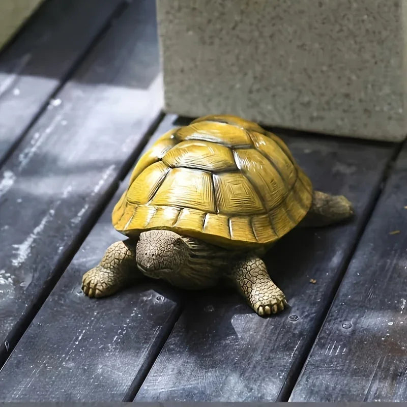 Artistic Resin Turtle Garden Statue for Outdoor Decor