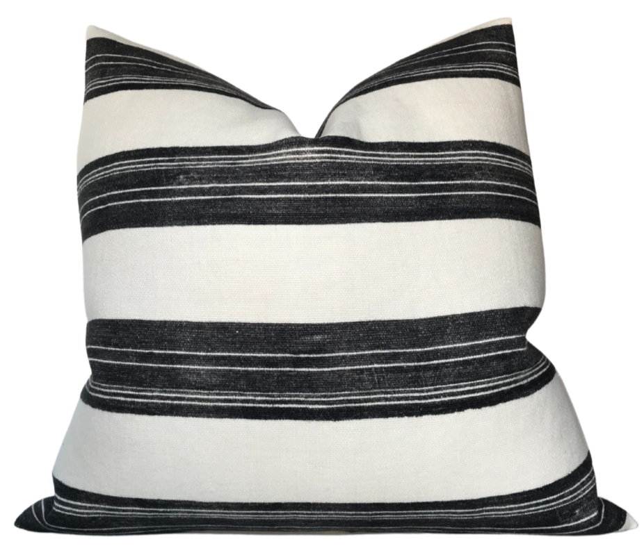 Kelly Wearstler Askew Pillow Cover in Ivory Onyx
