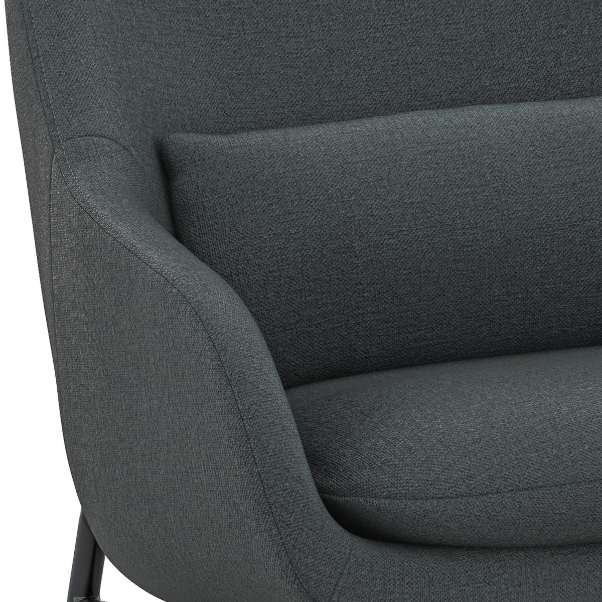 Elmont Accent Chair in Steel