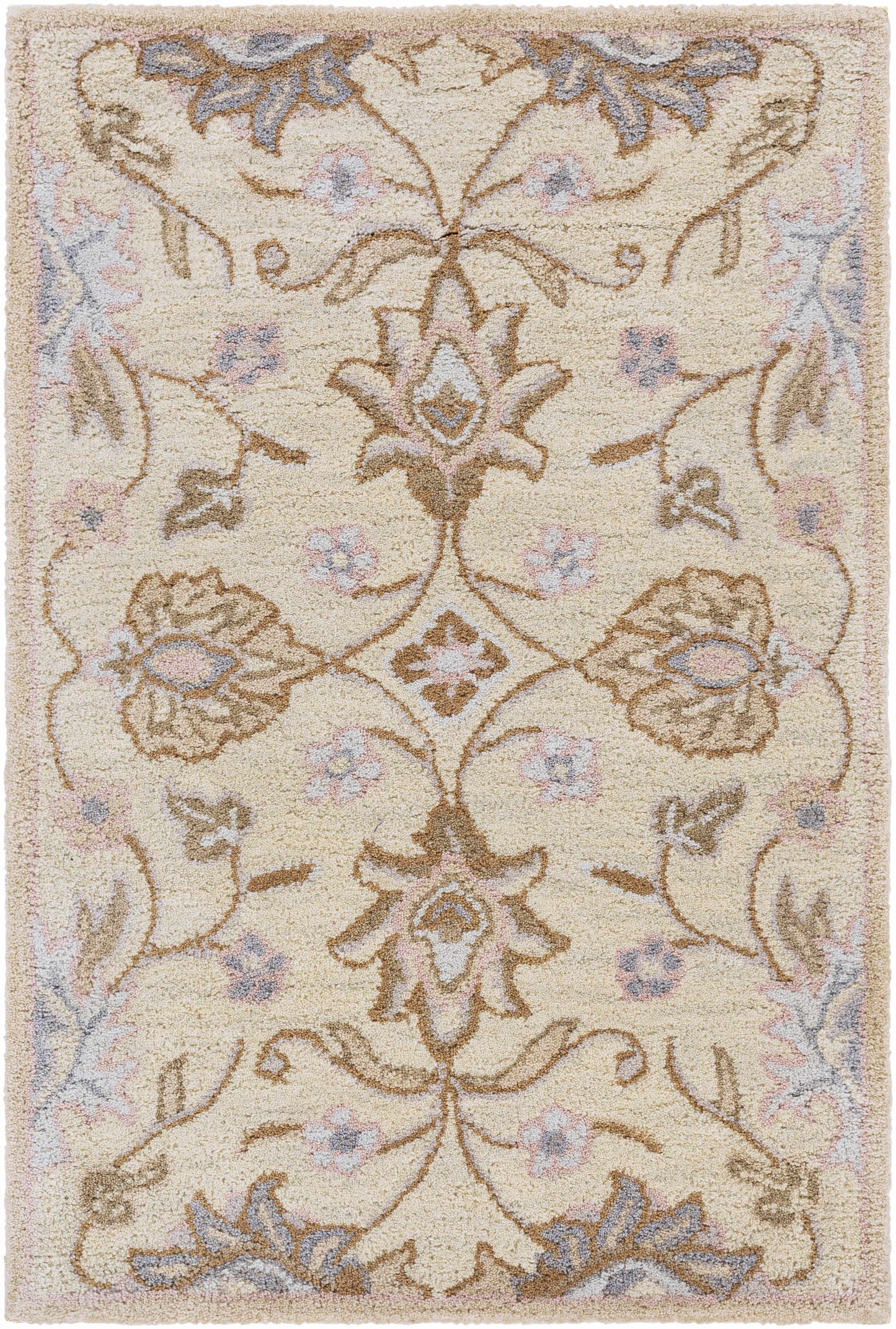 Conesus Hand Tufted Ivory 1109 Wool Rug