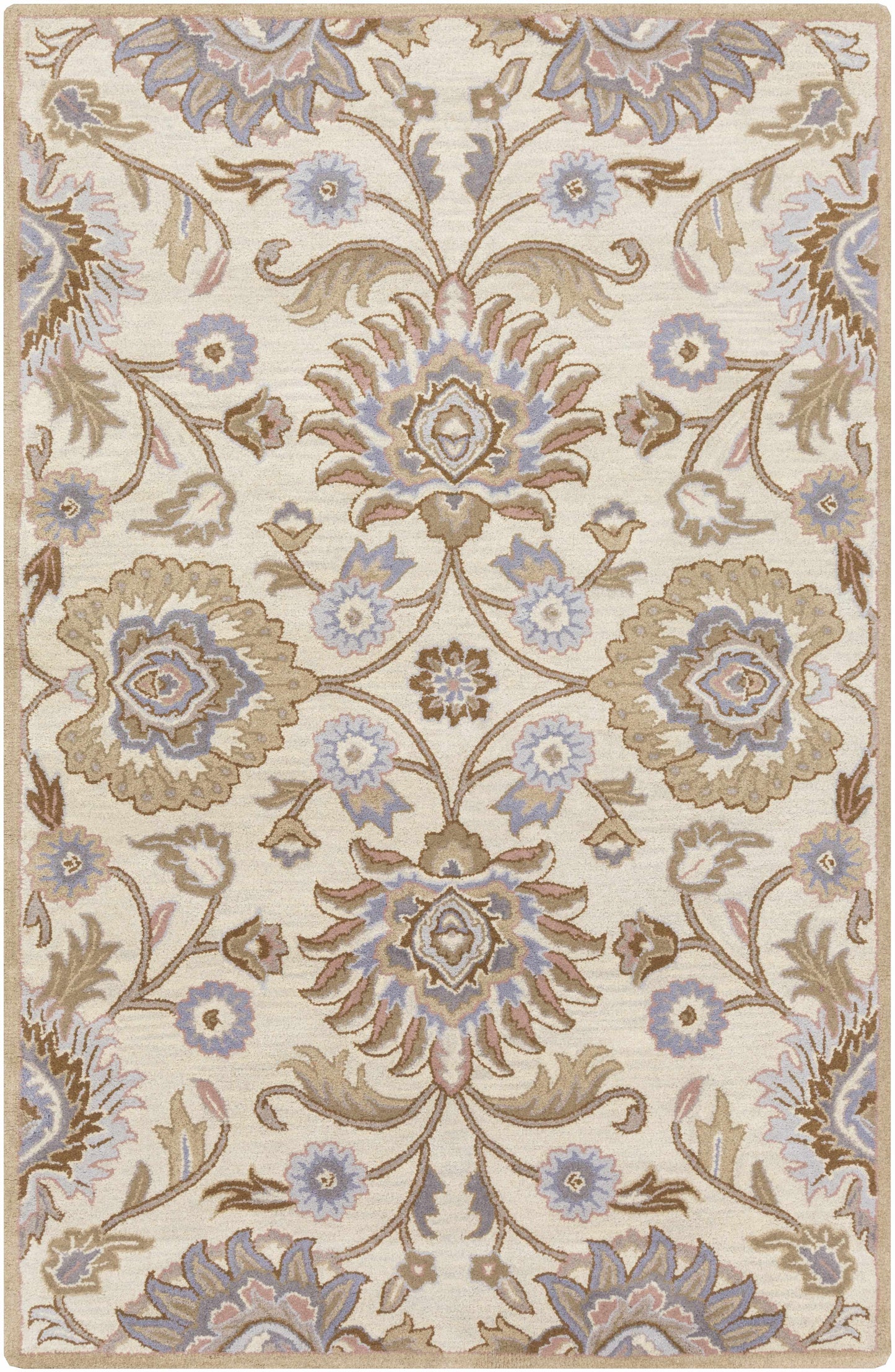 Conesus Hand Tufted Ivory 1109 Wool Rug