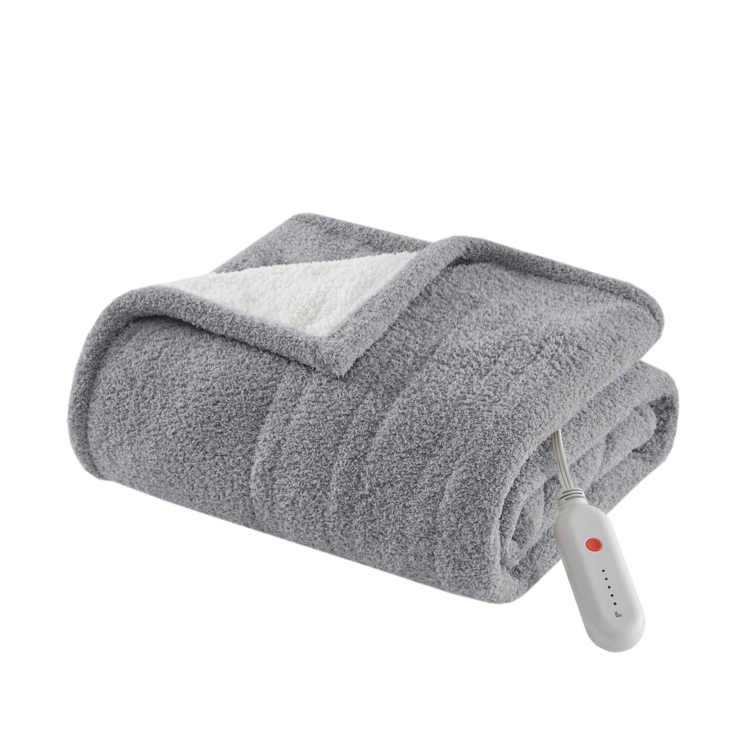 1 PCS 50x60' Dream Soft Heated Throw Grey