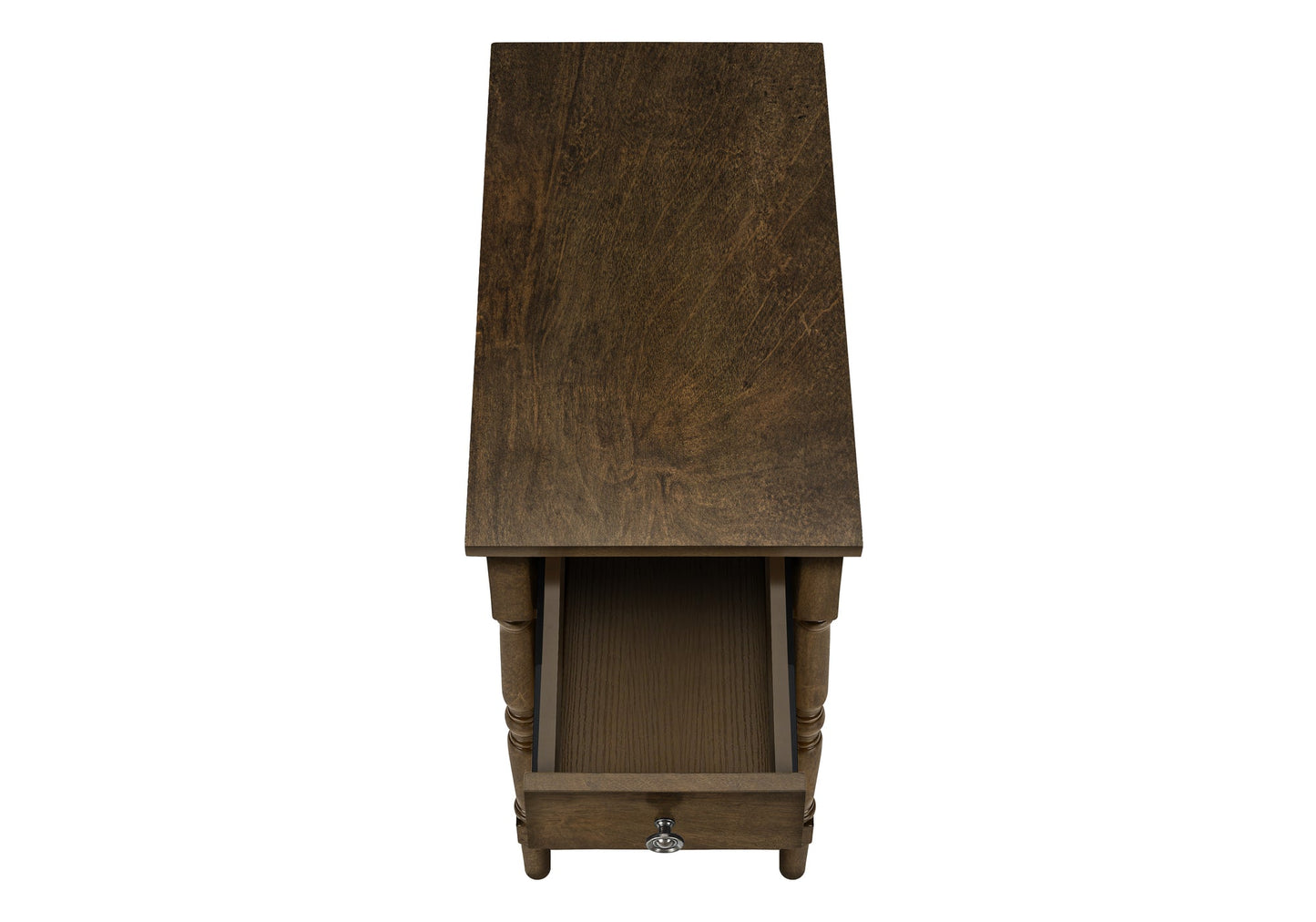 2 Tier Accent Table with Storage Drawer