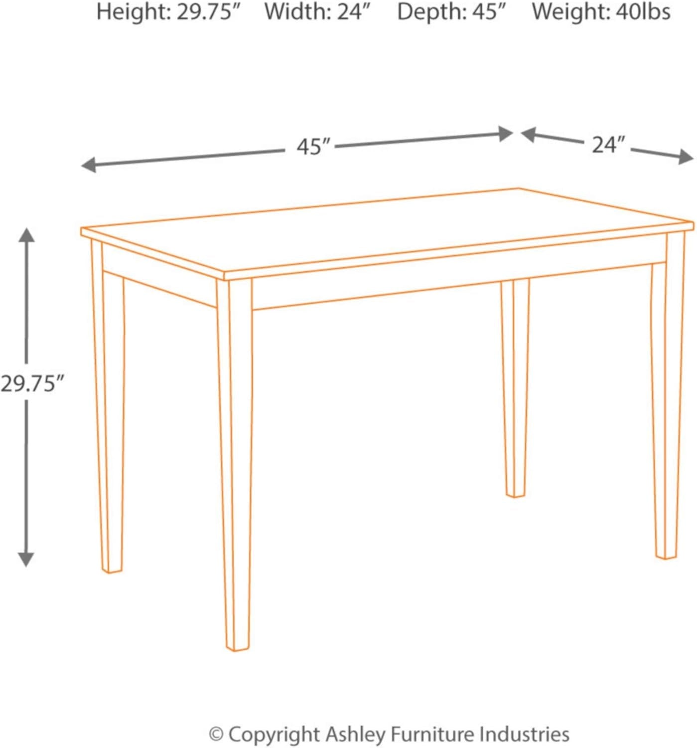 Kimonte Black Dining Room Table Rectangular Contemporary