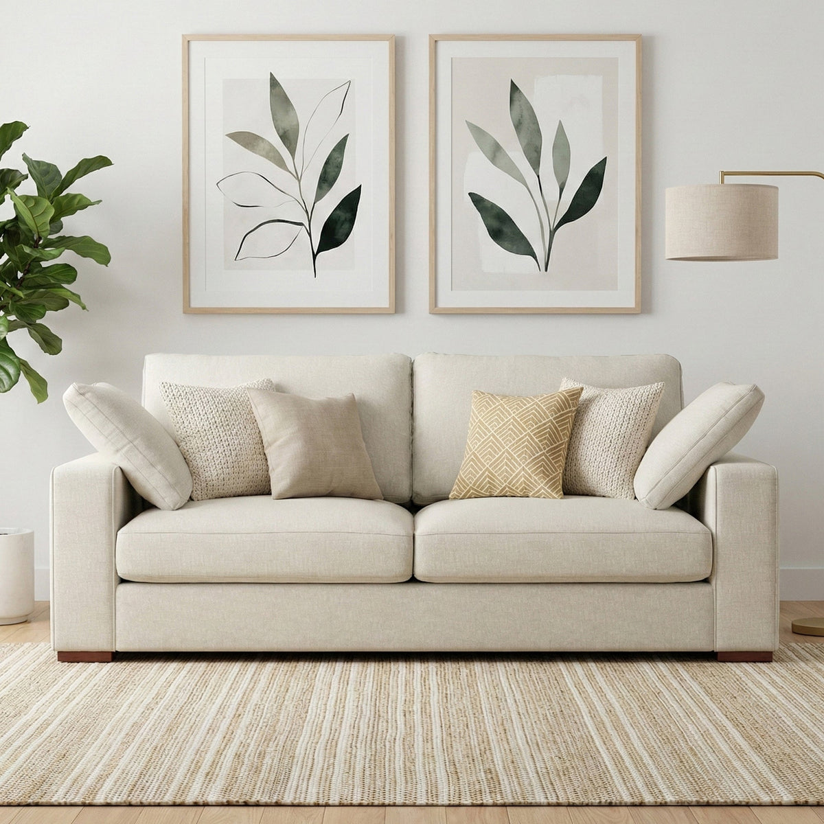Charlie 78 Inch Deep Seater Sofa