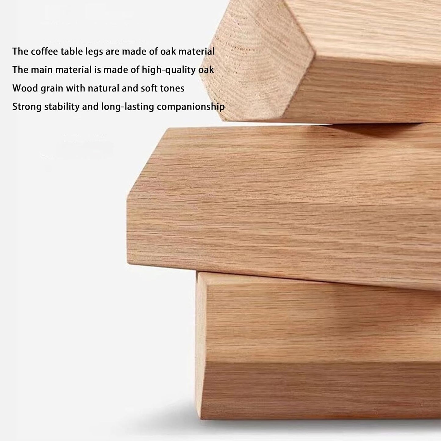 Walnut Clear Glass Oval Coffee Table Diameter 32.68 Inch