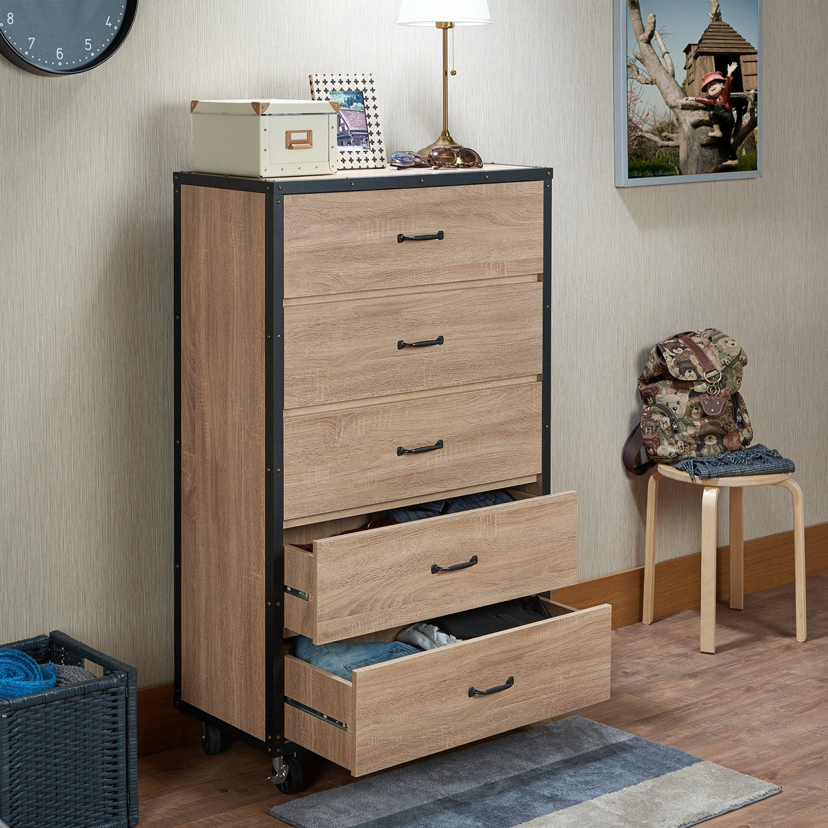 Bemis Weathered Light Storage Chest