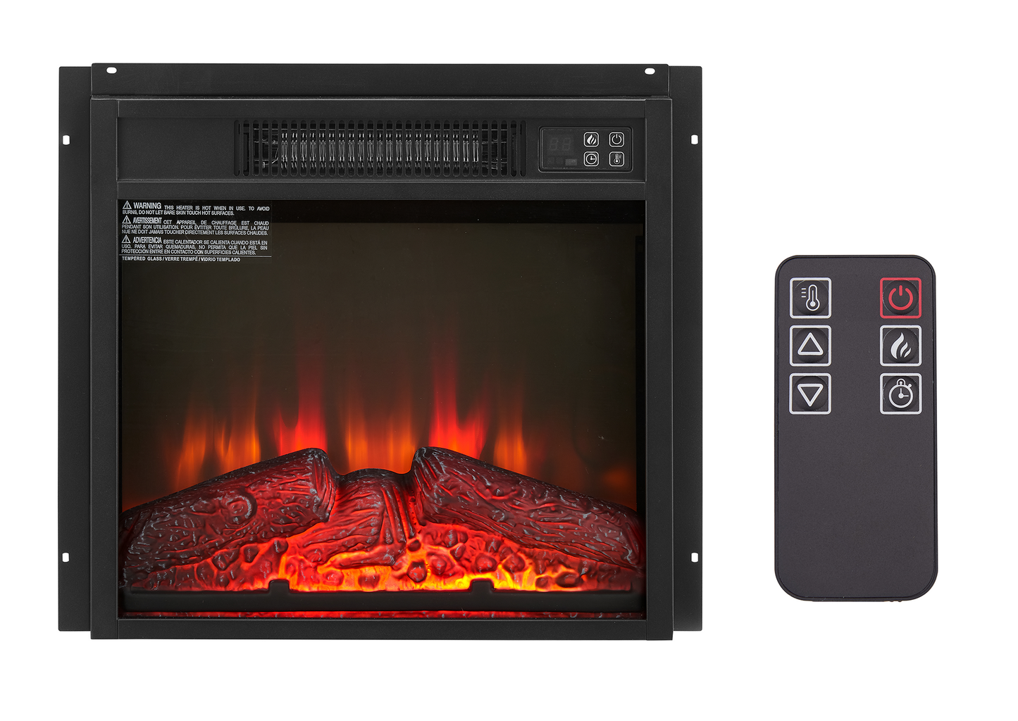 Electric Fireplace Insert 18"