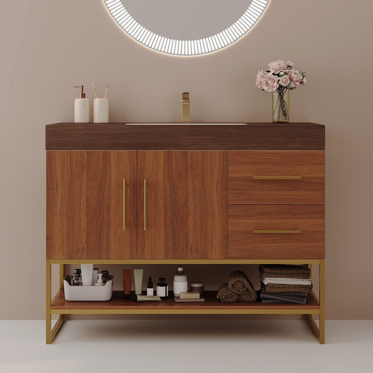 36" Modern Free-Standing Bathroom Vanity