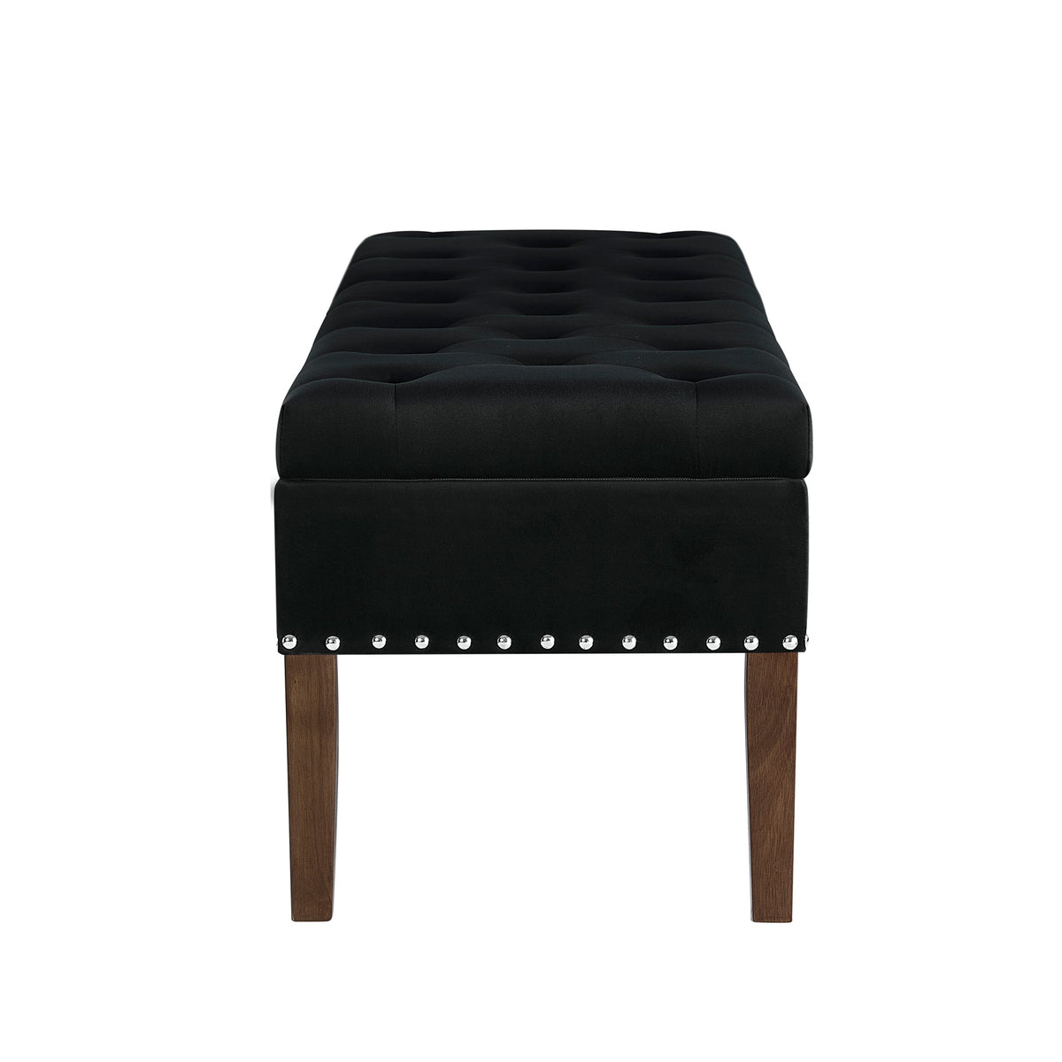 Tufted Bench With Storage