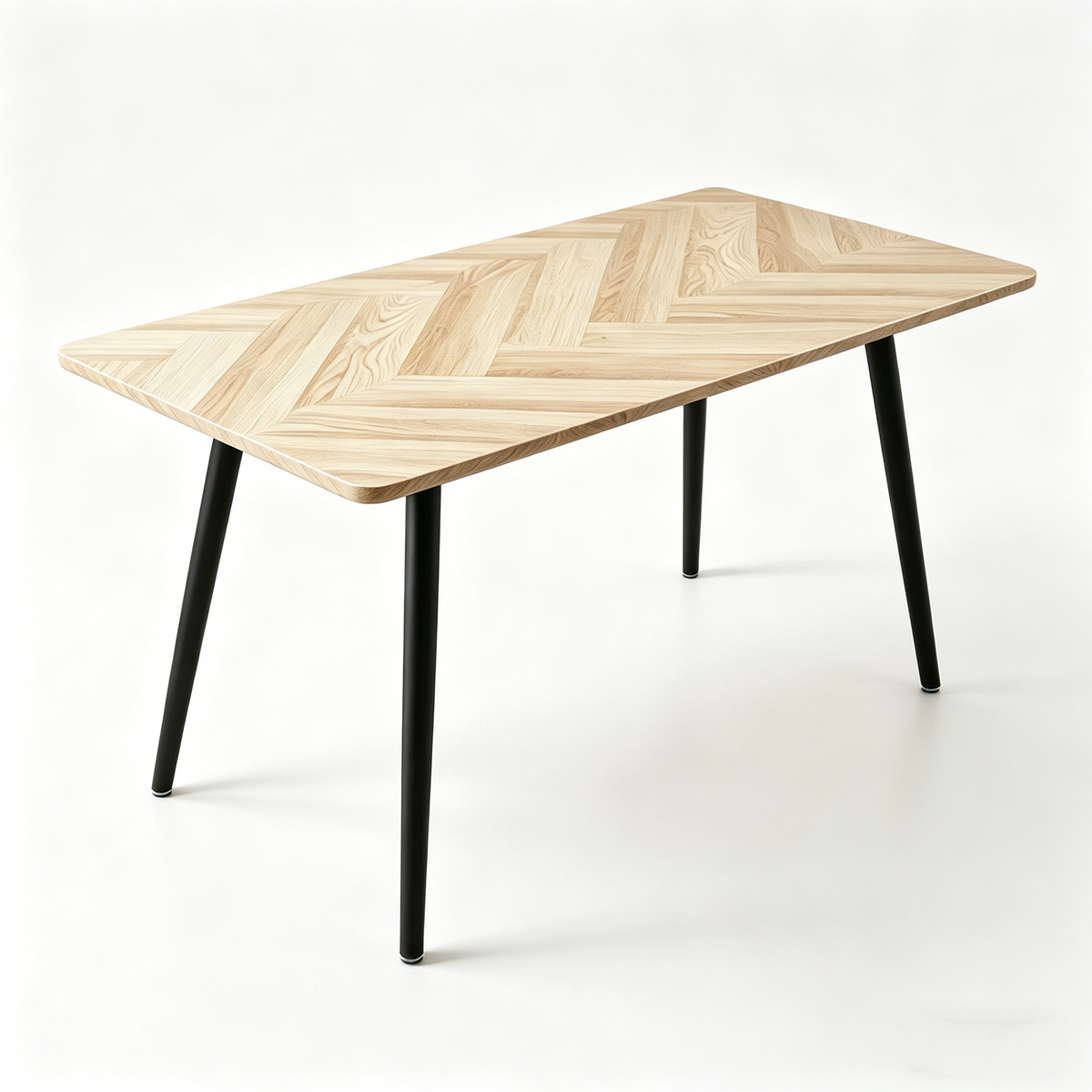 Modern Minimalist MDF Wood Color Desktop Dining Table