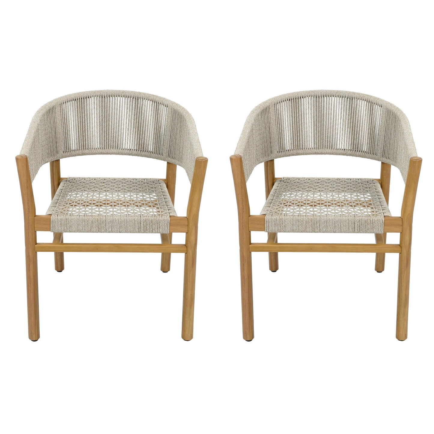 Outdoor Accent Chair Set 2 Person Seating Group