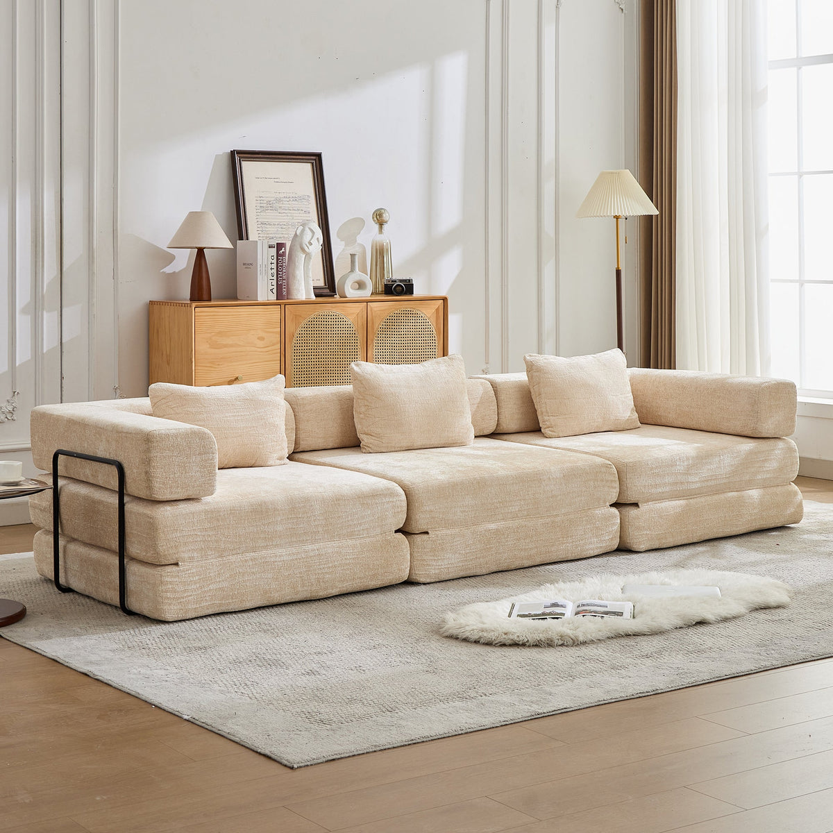 Compression Sofa: Convertible Floor Sofa Bed