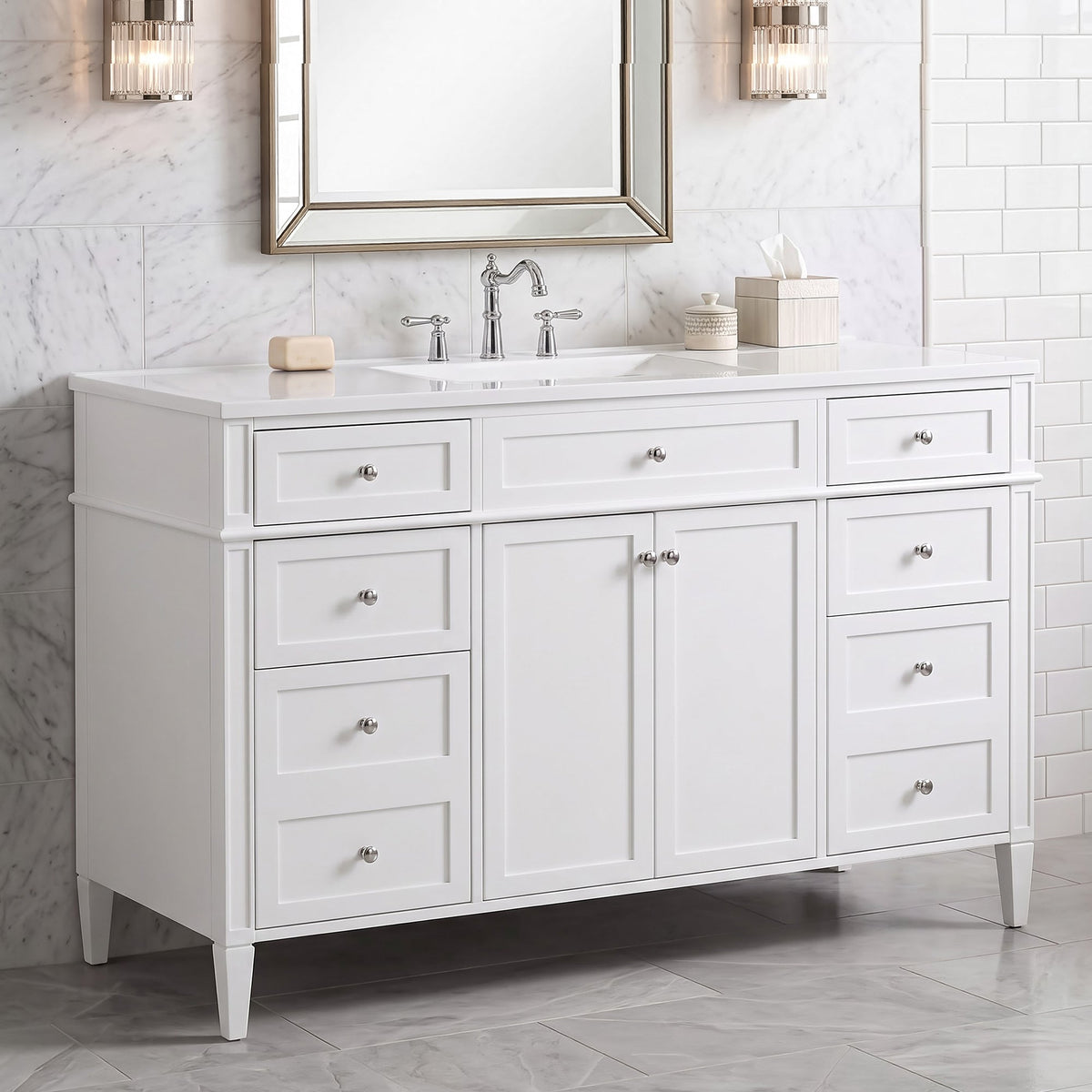48 Inch Bathroom Vanity with Sink Top