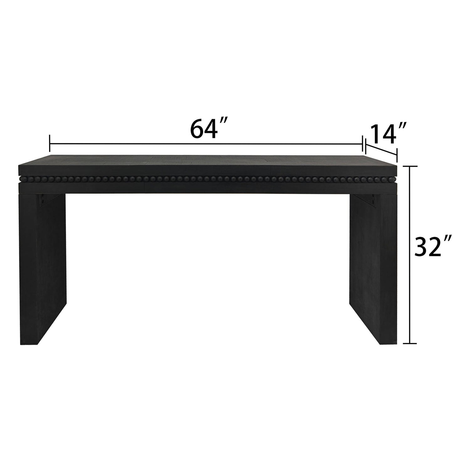 64in Modern Console Table