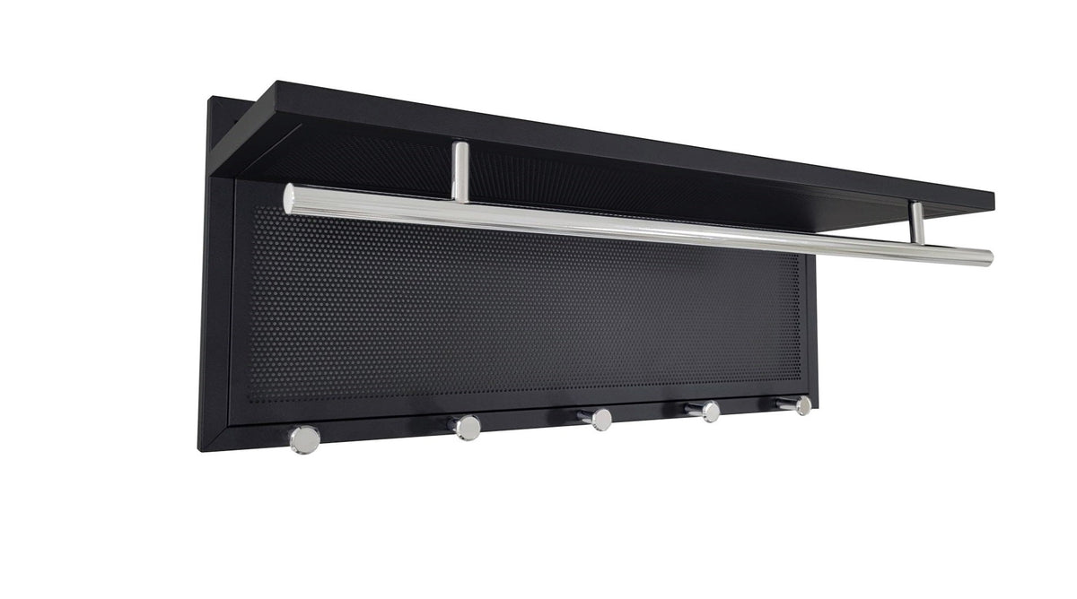Esyspot Metal Powder Coating Hook Wall Mounted with Shelf