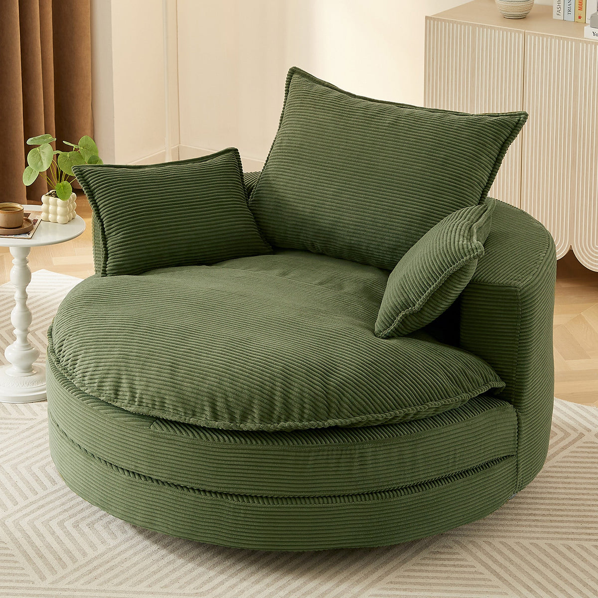 360° Swivel Sofa Chair Accent Barrel Chair