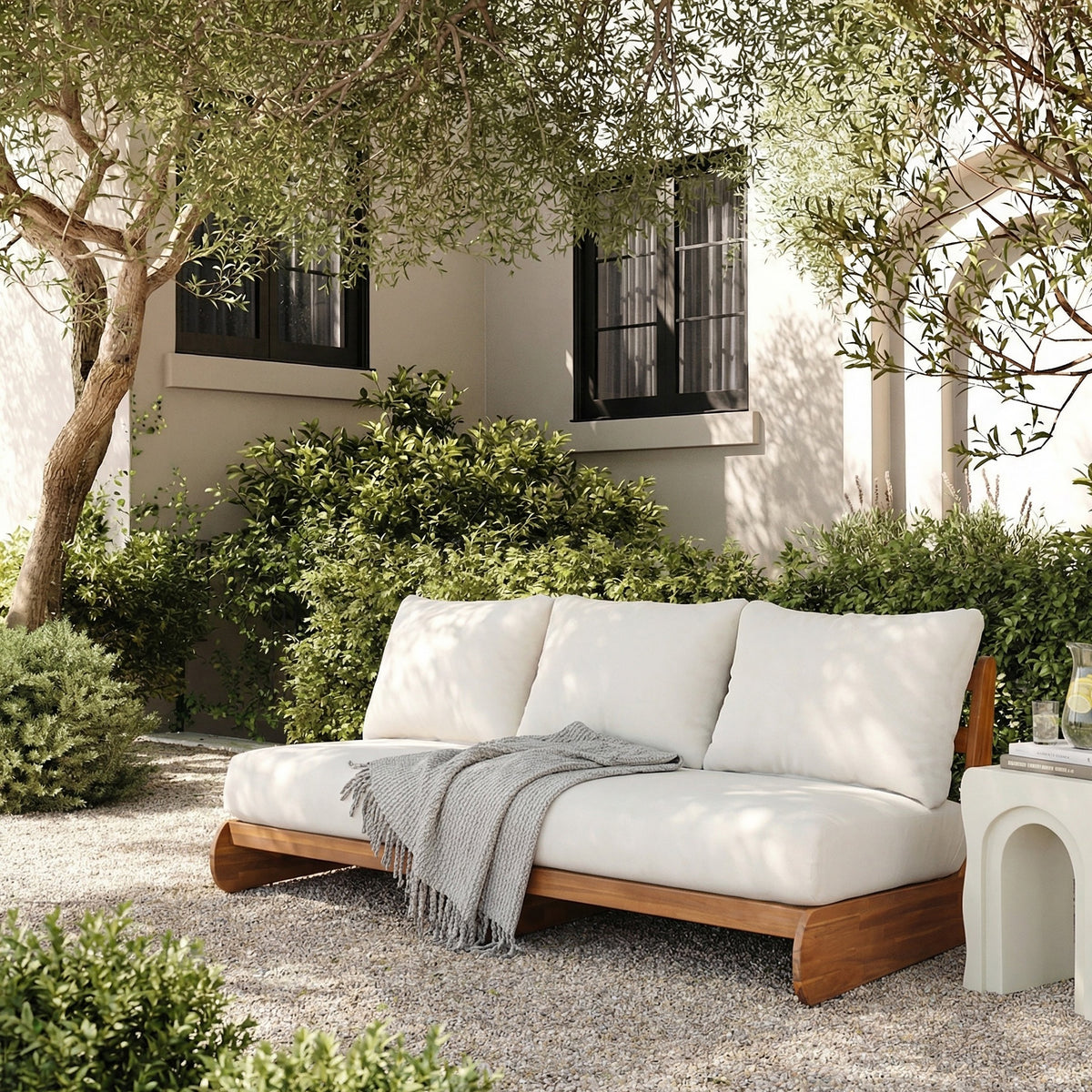 Outdoor Acacia Lazy 3 Seater